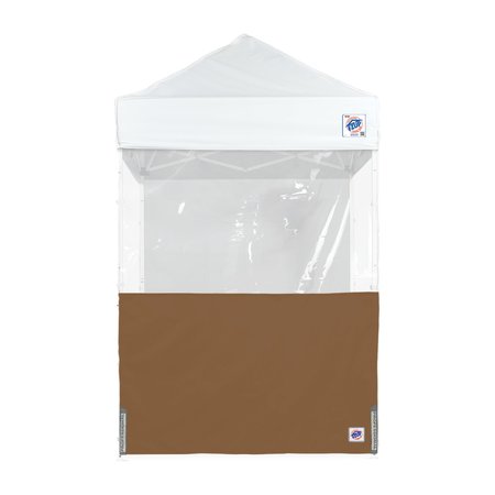 E-Z UP TAA Compliant Panorama Sidewall, 5' W, 5' H, Coyote Brown SW3P5TCCB